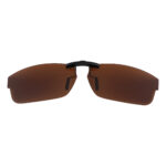 Custom Polarized Clip On Sunglasses For RayBan RB5169 (54mm) 54-16-140 54x16 (Bronze Brown)