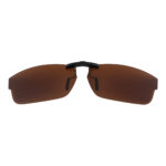Custom Polarized Clip On Sunglasses For RayBan RB5169 (52mm) 52-16-140 52x16 (Bronze Brown)