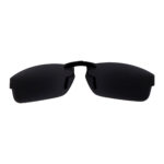 Custom Polarized Clip On Sunglasses For RayBan RB5169 (52mm) 52-16-140 52x16 (Black Color)