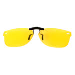 Custom Polarized Clip on Sunglasses For RayBan NEW WAYFARER RB5184 (RX5184) 50x18 (Yellow)-Night VIsion