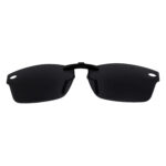 Custom Polarized Clip On Sunglasses For RayBan RB5150 (48mm) 48-19-135 48x19 (Black Color)