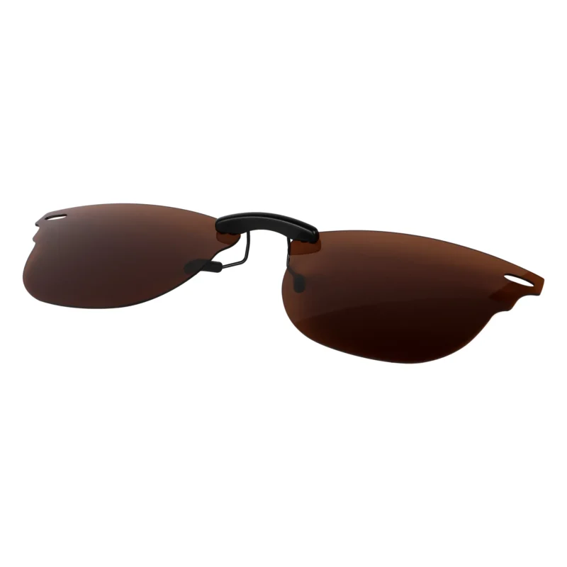 Custom Polarized Clip on Sunglasses For RayBan CLUBMASTER RB5154 (RX5154) 51x21 (Bronze Brown) - Image 2