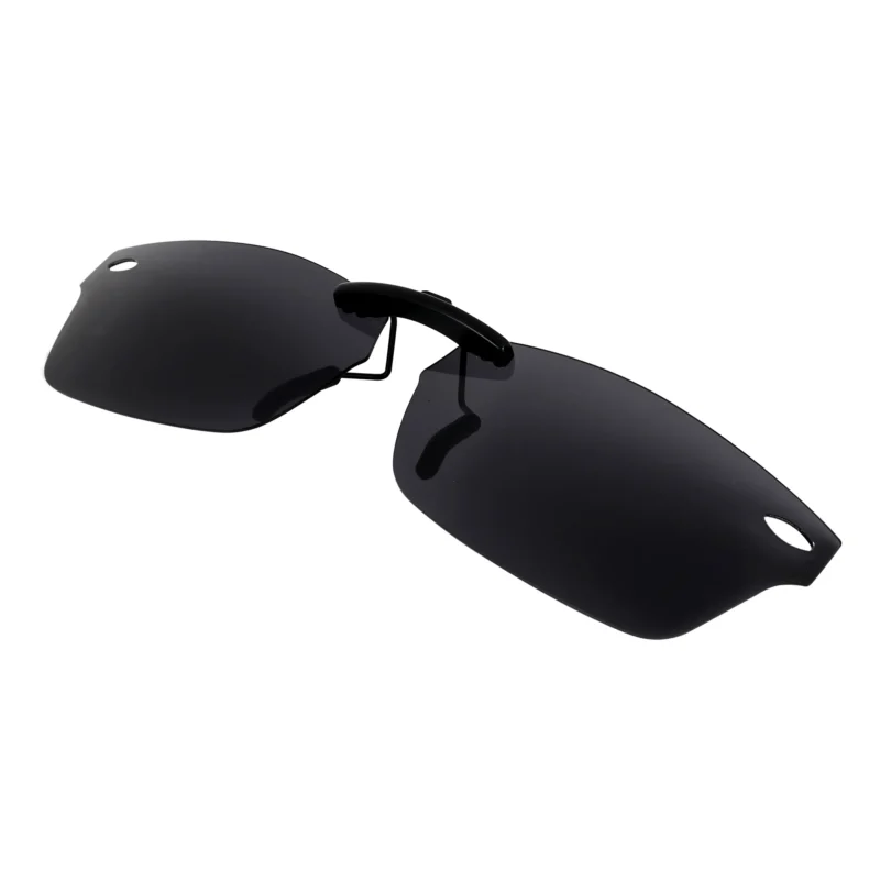 Custom Polarized Clip On Sunglasses For RayBan RB5150 (48mm) 48-19-135 48x19 (Black Color) - Image 2