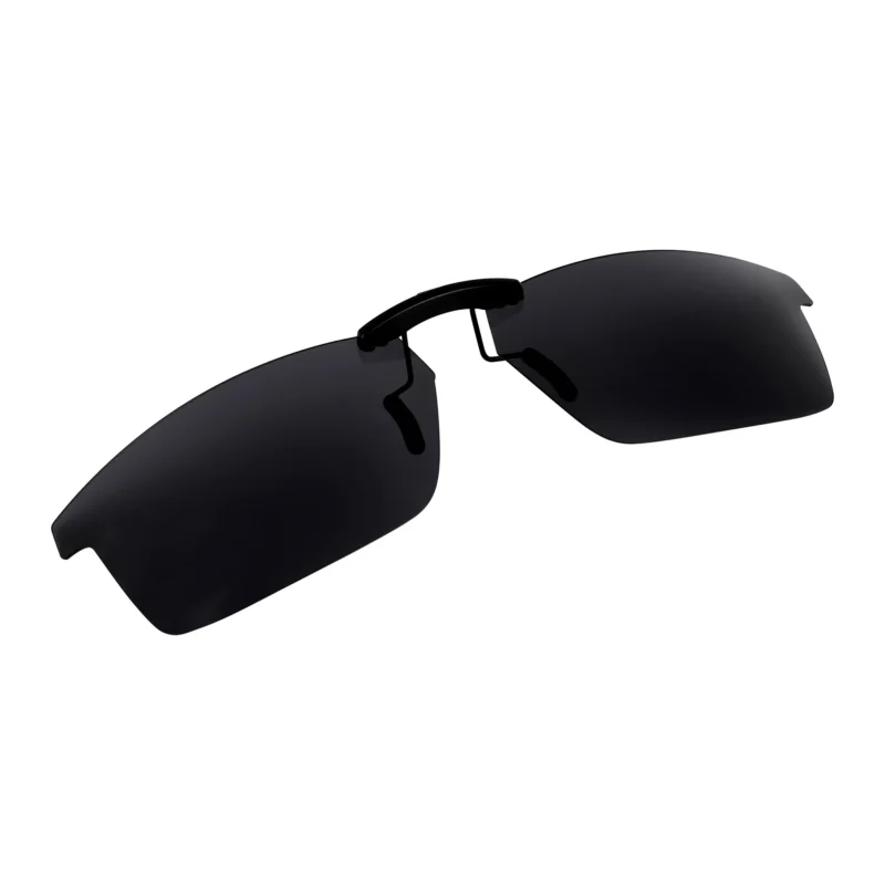 Custom Polarized Clip On Replacement Sunglasses For Oakley Pitchman 53 OX8050 53-18-140 (Black) - Image 2