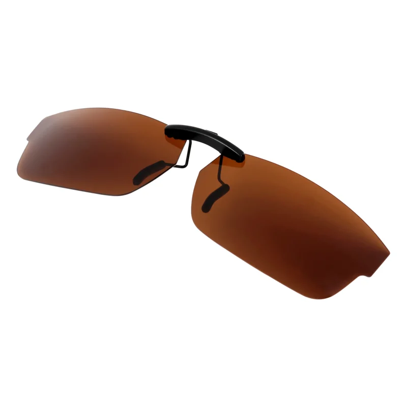 Custom Polarized Clip On Sunglasses For RayBan RB5169 (54mm) 54-16-140 54x16 (Bronze Brown) - Image 2