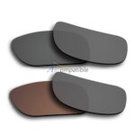 Polarized Lenses for Oakley Holbrook 2 Pair Combo (Grey, Bronze Brown)