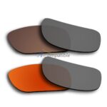 Polar Lens for Oakley Holbrook 2 Pair Combo (Bronze Brown, Fire Red Mirror)