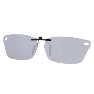 52mm Silver Custom Polarized Clip On Sunglasses For RayBan RB5150