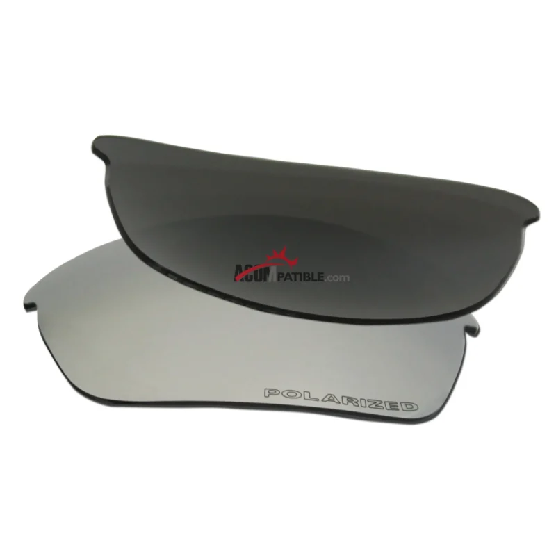 Replacement Polarized Lenses for Oakley Flak Jacket (Silver Mirror) - Image 3