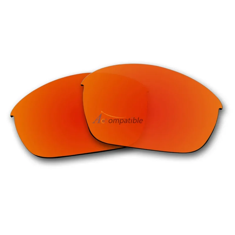 Lenses for Oakley Half Jacket (2.0) 3 Pair Color Combo (Fire Red Mirror, Black Color, Ice Blue Mirror) - Image 3