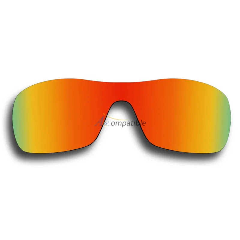 Polar Lenses for Oakley Antix 2 Pair Color Combo (Fire Red Mirror, Ice Blue Mirror) - Image 2