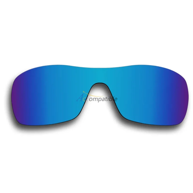 Polarized Lenses for Oakley Antix 2 Pair Color Combo (Black, Ice Blue Mirror) - Image 4