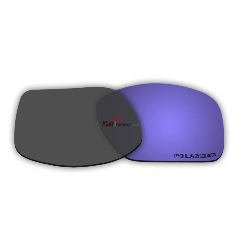 Replacement Polarized Lenses for Oakley Big Taco OO9173 (Purple Mirror) - Image 2