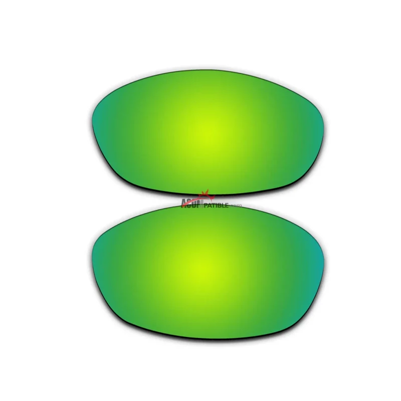 Replacement Polarized Lenses for Oakley Fives 2.0 (Emerald Green Mirror) - Image 2