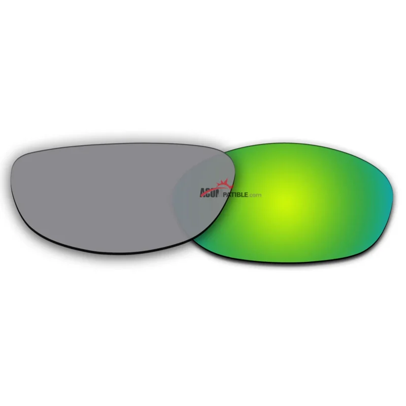 Replacement Polarized Lenses for Oakley Fives 2.0 (Emerald Green Mirror) - Image 3