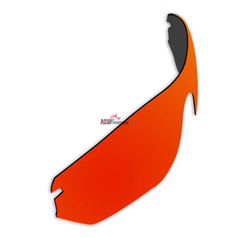 Replacement Polarized Lenses for Oakley Radar Edge OO9184 (Fire Red Mirror) - Image 4