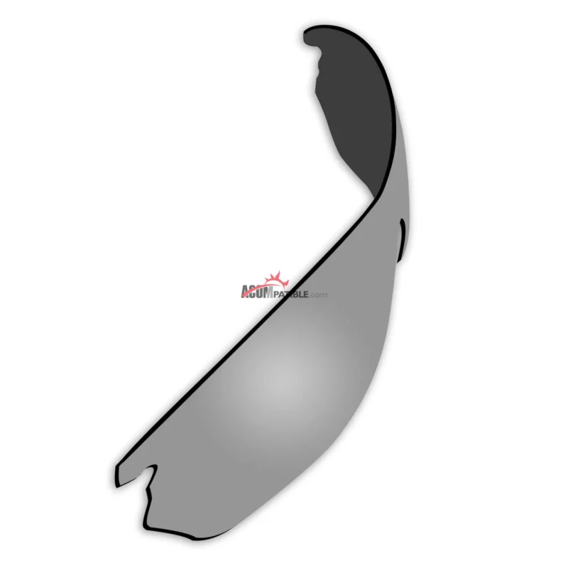 Replacement Polarized Lenses for Oakley Radarlock Edge OO9183 (Silver Mirror) - Image 3