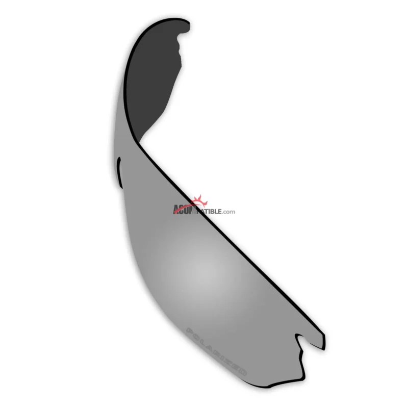 Replacement Polarized Lenses for Oakley Radarlock Edge OO9183 (Silver Mirror) - Image 2