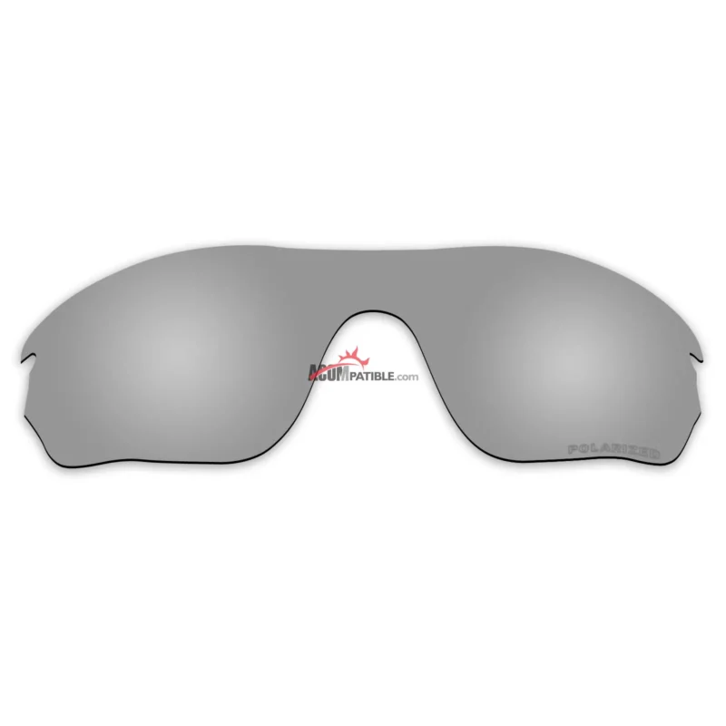 Replacement Polarized Lenses for Oakley Radarlock Edge OO9183 (Silver Mirror)