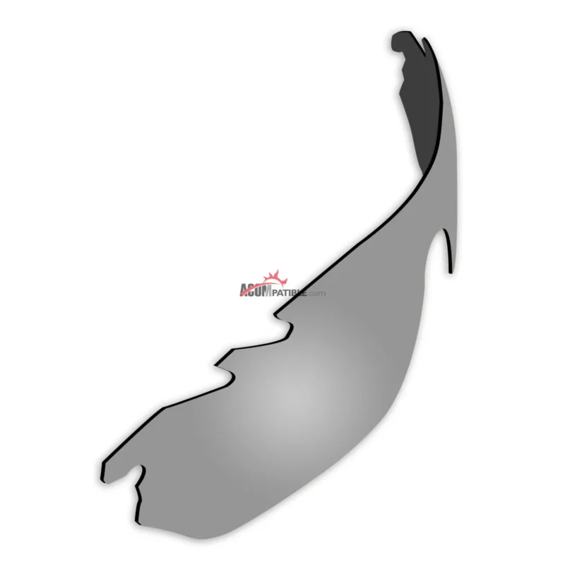 Replacement Polarized Vented Lenses for Oakley Radarlock Edge (Silver Mirror) - Image 4