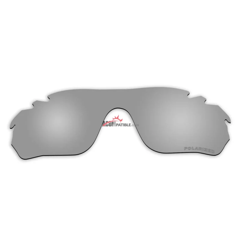 Replacement Polarized Vented Lenses for Oakley Radarlock Edge (Silver Mirror) - Image 5