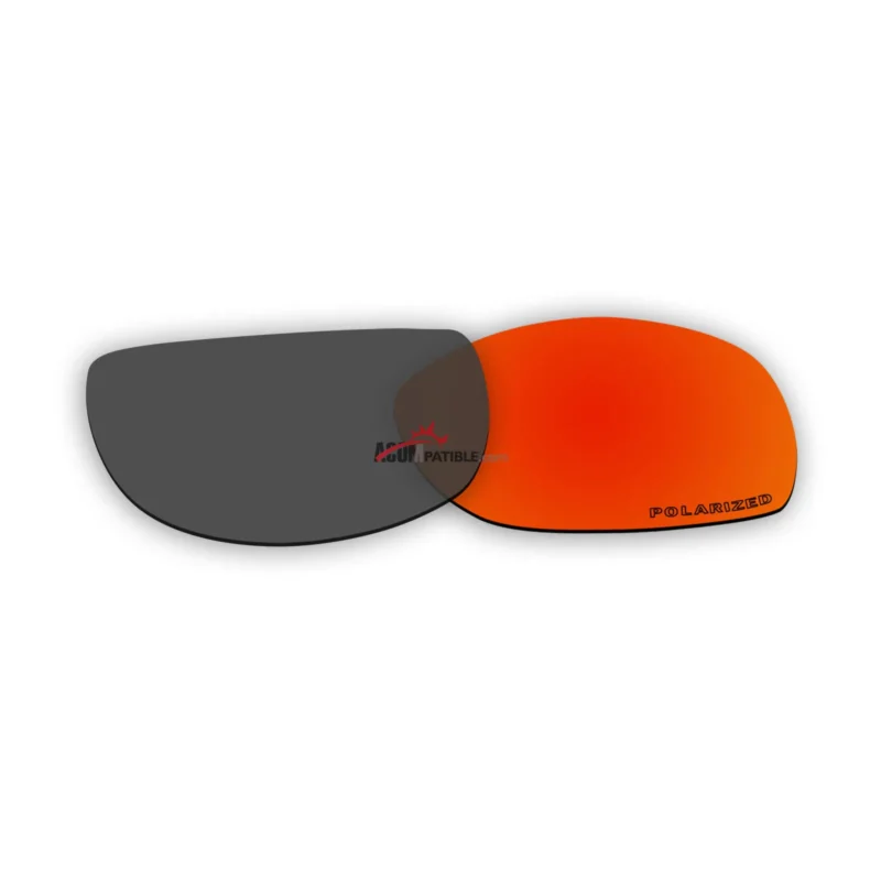 Replacement Polarized Lenses for Oakley Sideways (Fire Red Mirror) - Image 2