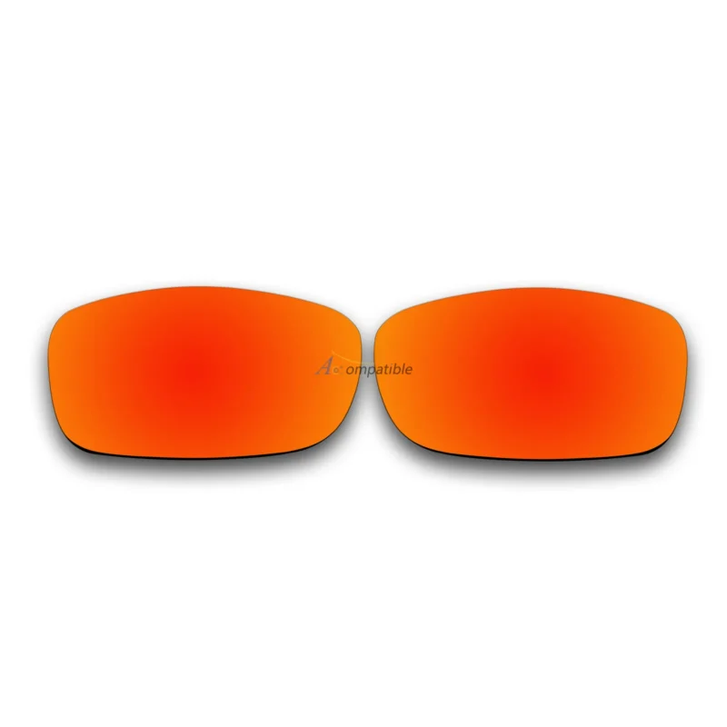 Replacement Polarized Lenses for Oakley Fives Squared (Fire Red Mirror)