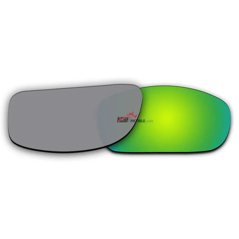 Polarized Lenses for Oakley Fives Squared (Emerald Green Mirror) - Image 3