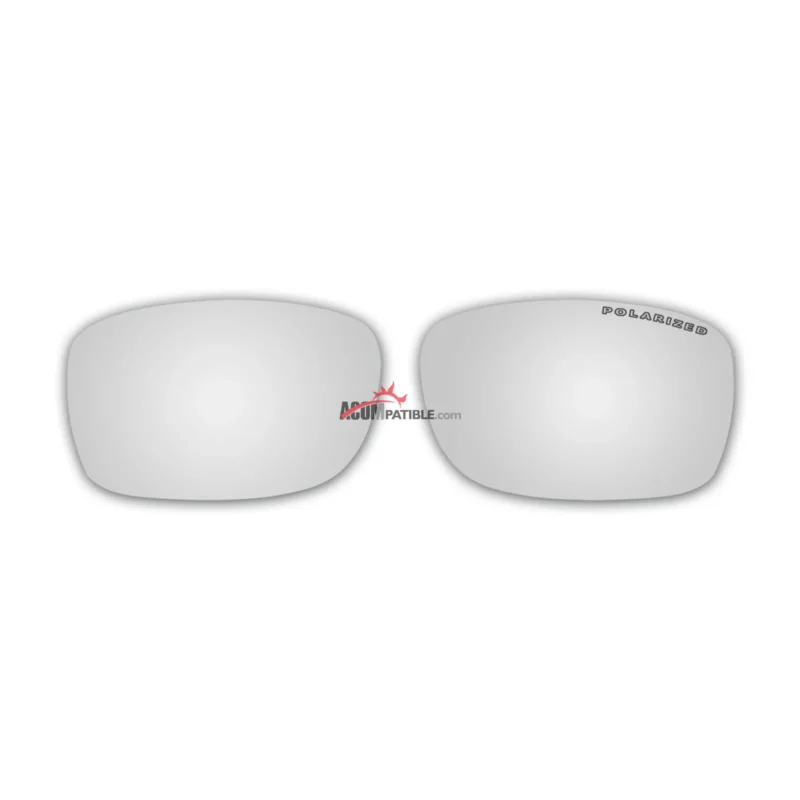 Replacement Polarized Lenses for Oakley Fives Squared (Silver Mirror)