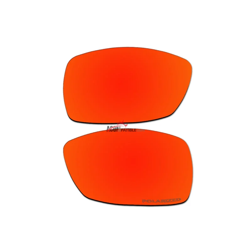 Replacement Polarized Lenses for Oakley Spike (Fire Red Mirror) - Image 4