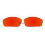 Replacement Polarized Lenses for Oakley Square Whisker (Fire Red Mirror)