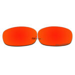 Replacement Polarized Lenses for Oakley Square Wire 2.0 (Fire Red Mirror)