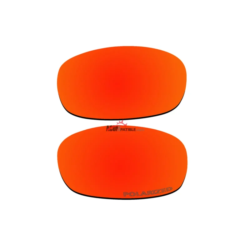 Replacement Polarized Lenses for Oakley Square Wire 2.0 (Fire Red Mirror) - Image 4