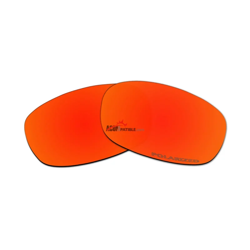 Replacement Polarized Lenses for Oakley Square Wire 2.0 (Fire Red Mirror) - Image 5