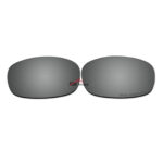 Replacement Polarized Lenses for Oakley Square Wire 2.0 (Silver Mirror)