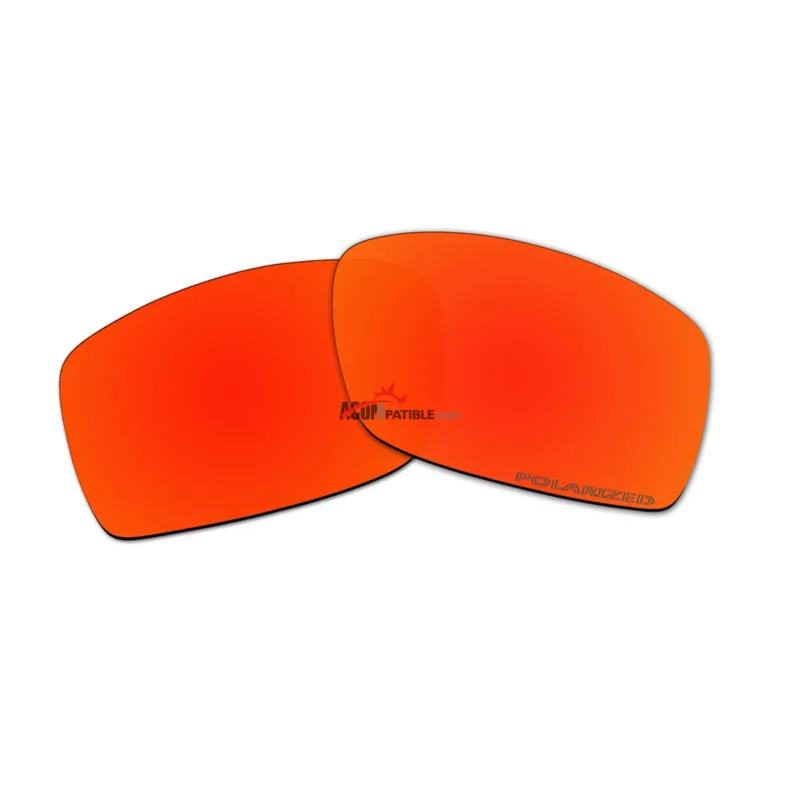 Replacement Polarized Lenses for Oakley Square Wire II New (2014) (Fire Red Mirror) - Image 5