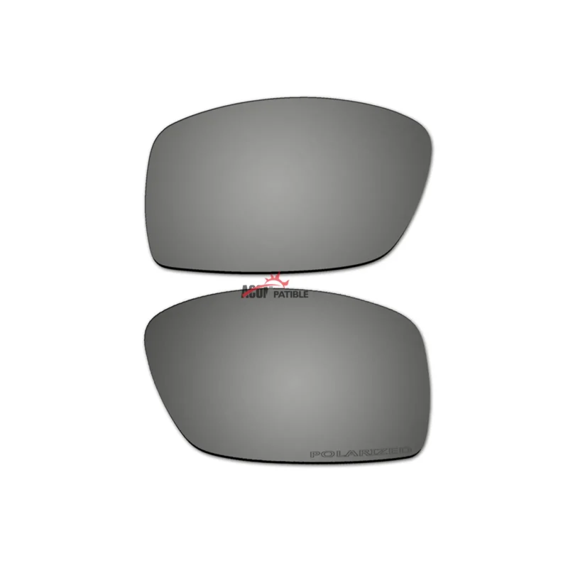 Replacement Polarized Lenses for Oakley Square Wire II New (2014) (Silver Mirror) - Image 3