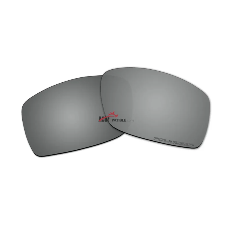 Replacement Polarized Lenses for Oakley Square Wire II New (2014) (Silver Mirror) - Image 2