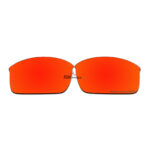 Replacement Polarized Lenses for Oakley Wiretap New (OO4071, 2013 & After) (Fire Red Mirror)