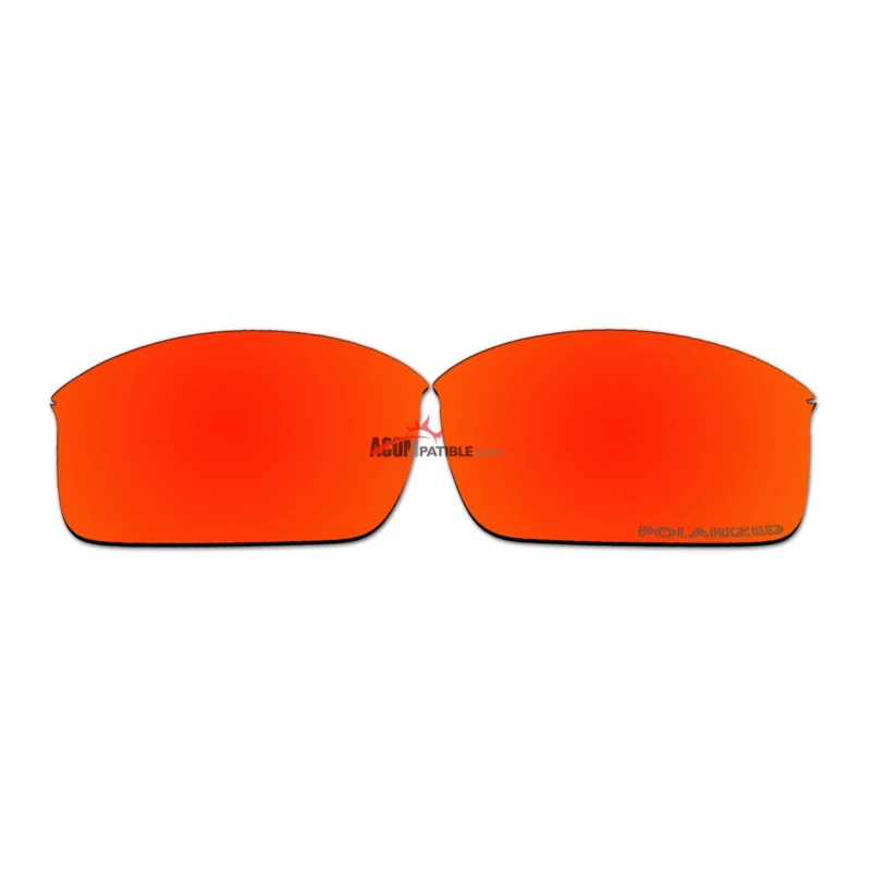 Replacement Polarized Lenses for Oakley Wiretap New (OO4071, 2013 & After) (Fire Red Mirror)