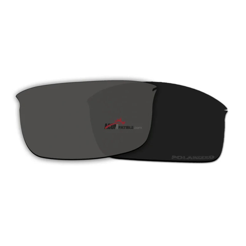 Replacement Polarized Lenses for Oakley Wiretap New (OO4071, 2013 & After) (Black) - Image 2