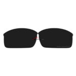 Replacement Polarized Lenses for Oakley Wiretap New (OO4071, 2013 & After) (Black)
