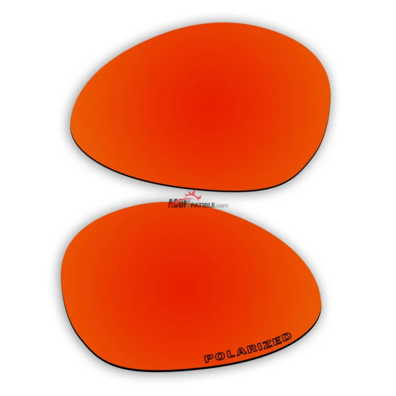 Replacement Polarized Lenses for Oakley Eye Jacket 2.0 (Fire Red Mirror) - Image 4