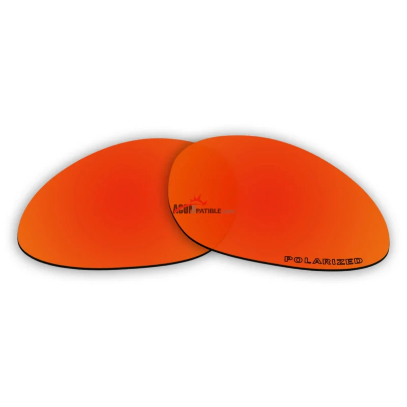 Replacement Polarized Lenses for Oakley Eye Jacket 2.0 (Fire Red Mirror) - Image 5