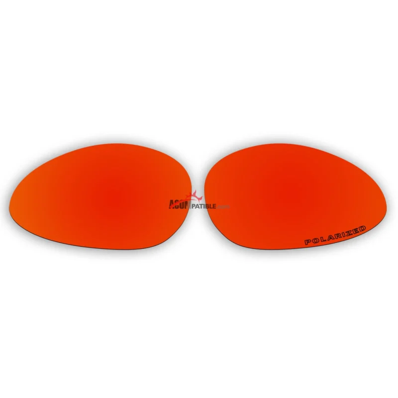 Replacement Polarized Lenses for Oakley Eye Jacket 2.0 (Fire Red Mirror)