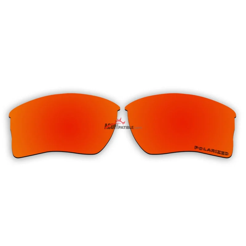 Polarized Lenses for Oakley Quarter Jacket OO9200 (Fire Red Mirror)