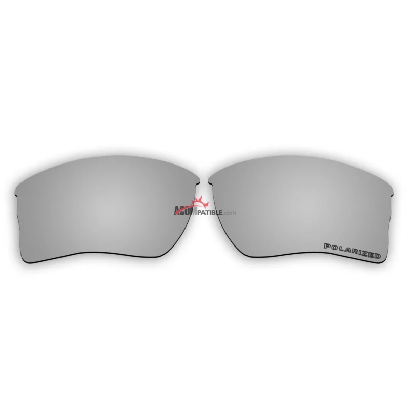 Replacement Polarized Lenses for Oakley Quarter Jacket OO9200 (Silver Mirror)