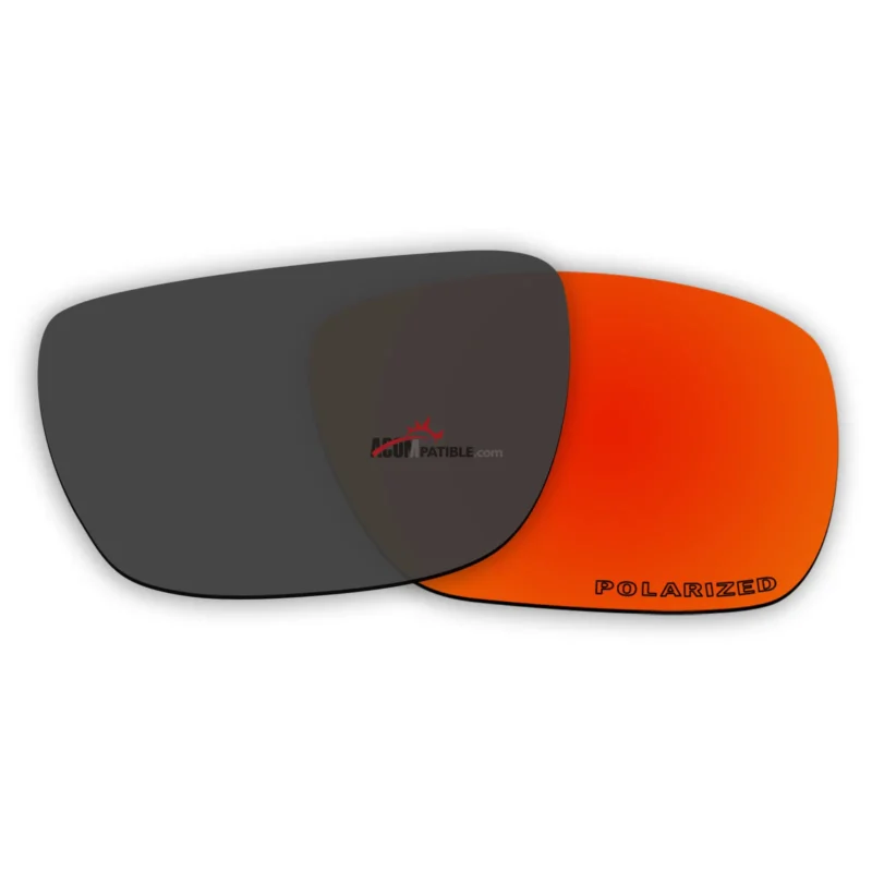 Replacement Polarized Lenses for Oakley Tincan Carbon OO6017 (Fire Red Mirror) - Image 2