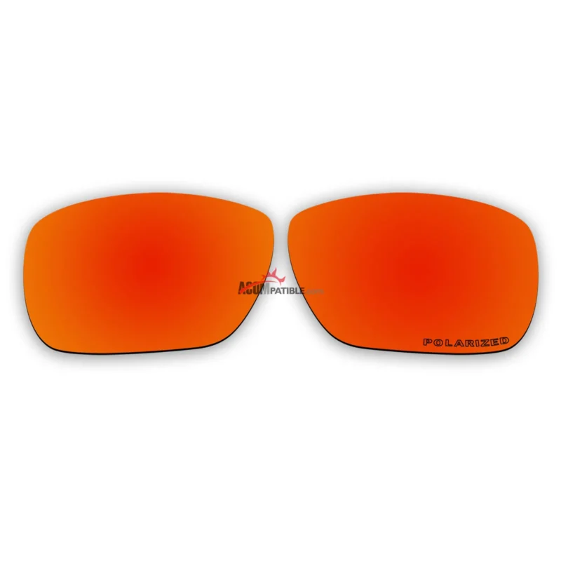 Replacement Polarized Lenses for Oakley Tincan Carbon OO6017 (Fire Red Mirror)