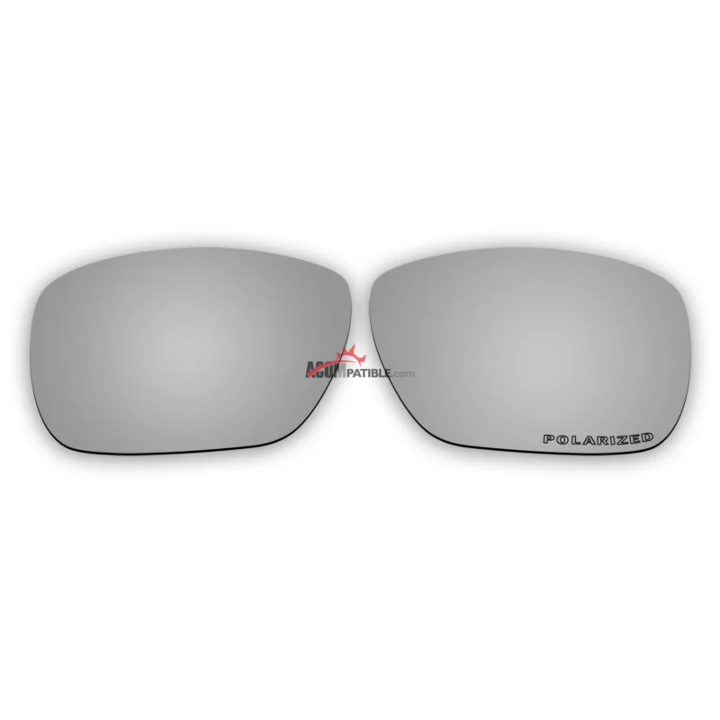 Replacement Polarized Lenses for Oakley Tincan Carbon OO6017 (Silver Mirror)